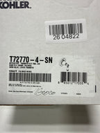 KOHLER K-T72770-4-SN Artifacts Transfer Valve Trim with Lever Handle, Vibrant Polished Nickel