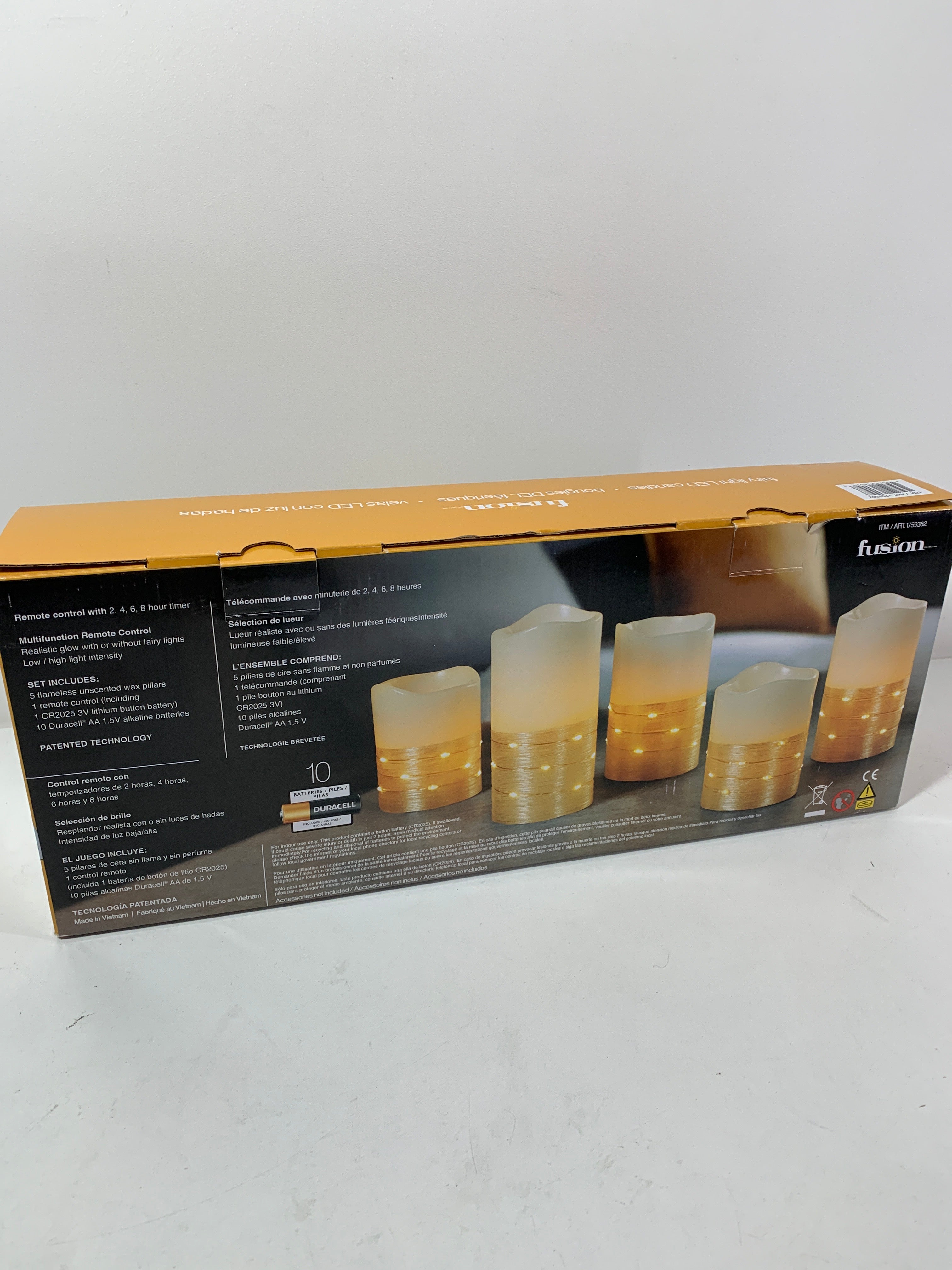 Fusion Fairy Light LED Candles Set of 4 - *Home Decor & Curtains