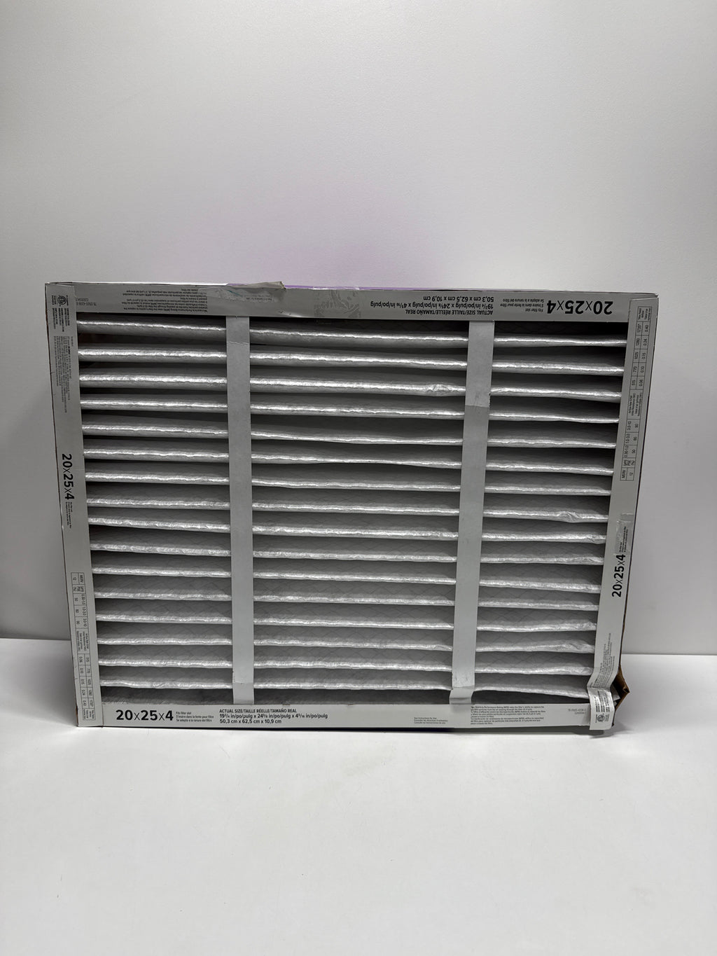 2 x Filtrete Air Filter 4”, MPR 1550 MERV 12, Ultra Allergen, Bacteria, and Virus Deep Pleat Filter