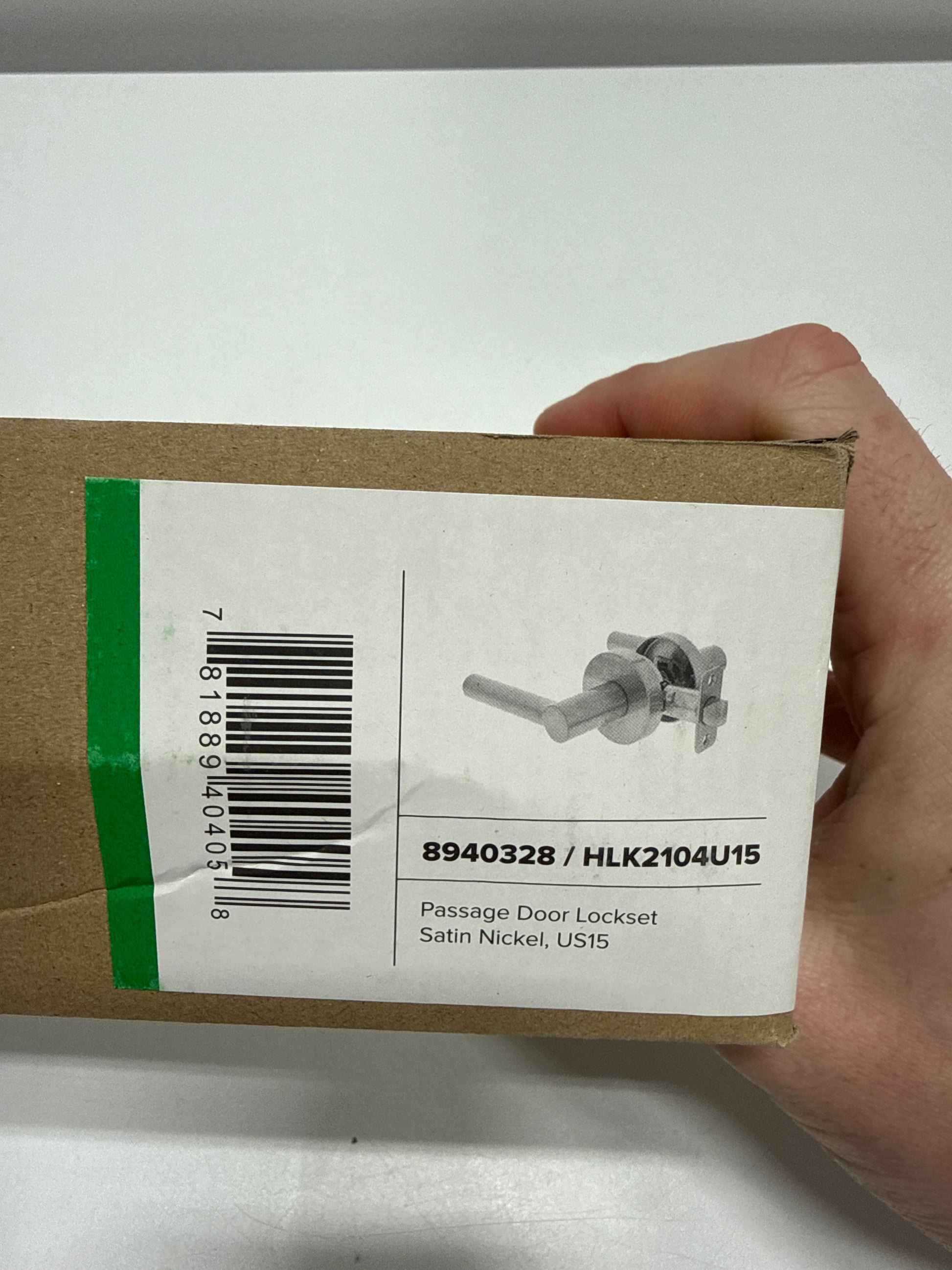 Miseno Mlk4012 Elkton Round Rod Passage Door Lever Set - Nickel - *Tools Hardware & Misc