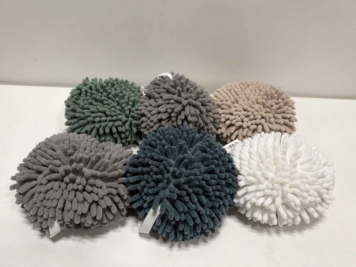 6 x Multi-Purpose Chenille Noodle Hand Towels