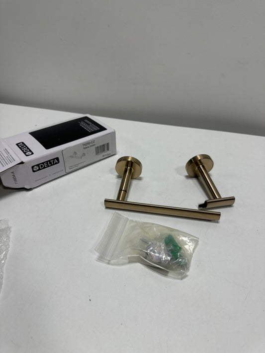 Delta 74250 Altado Wall Mounted Pivoting Toilet Paper Holder Champagne Bronze