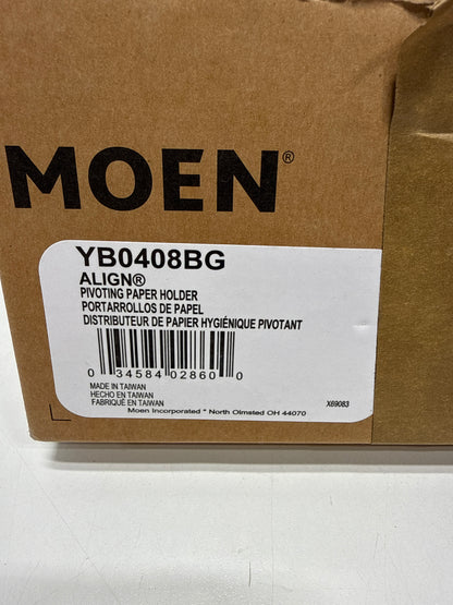 Scratch Moen Align Wall Mounted Paper Holder Brushed Gold