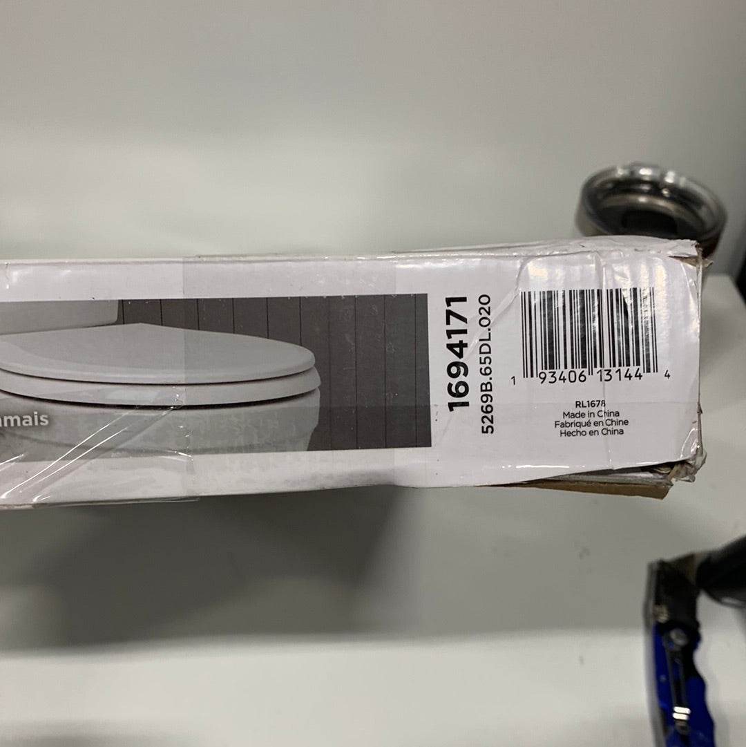 American Standard Bedminster Wood White Round Soft Close Toilet Seat Branzoe Retail Outlet