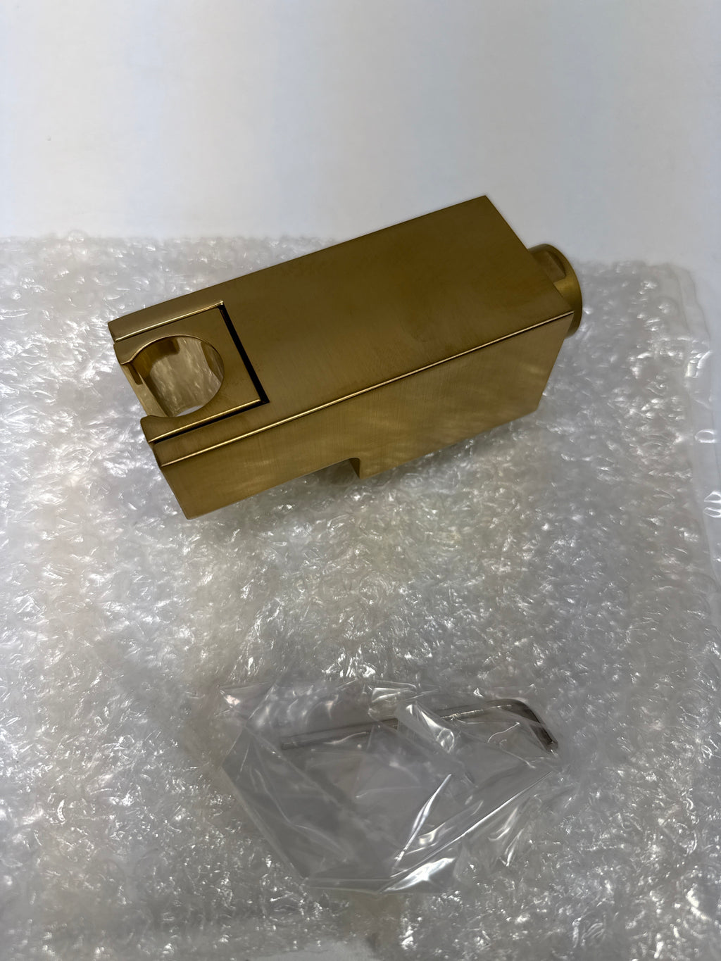 KOHLER K-26310 Statement Wall-mount Handshower Holder with Supply Elbow and Check Valve