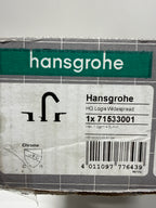 Hansgrohe 71533 Logis 1.2 GPM Widespread Bathroom Faucet with EcoRight and ComfortZone Technologies
