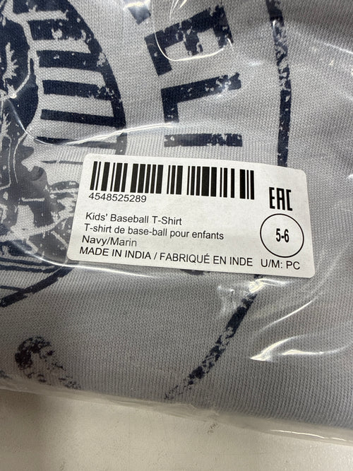 Ski-Doo Kids Basketball T-Shirt Navy/Marin 5-6