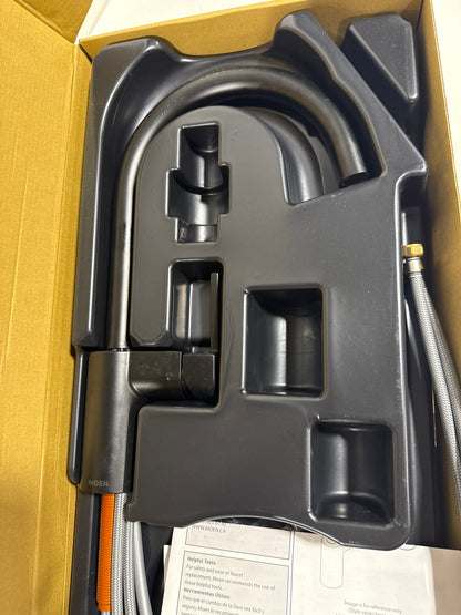 Used Moen 7365BL Kitchen Faucets and Accessories, Matte Black