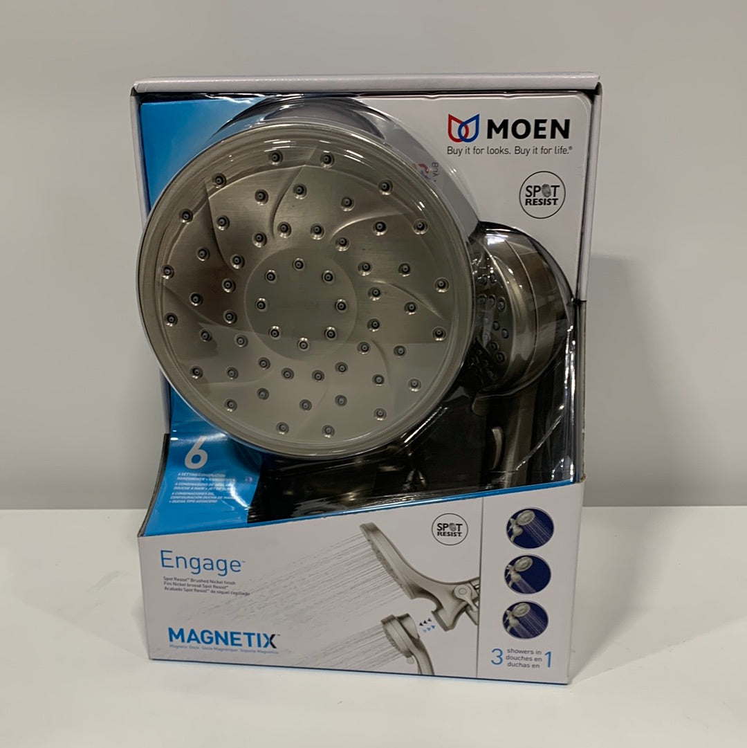 Moen 26010 Engage Magnetix 1.75 GPM Single Function Rain Shower Head