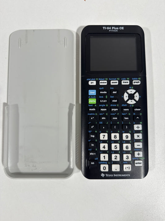 Used Texas Instruments 84 Plus CE Graphing Calculator - Black