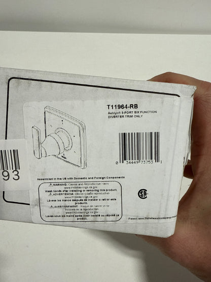 Delta Ashlyn:T11964 6-Setting 3-Port Diverter Trim