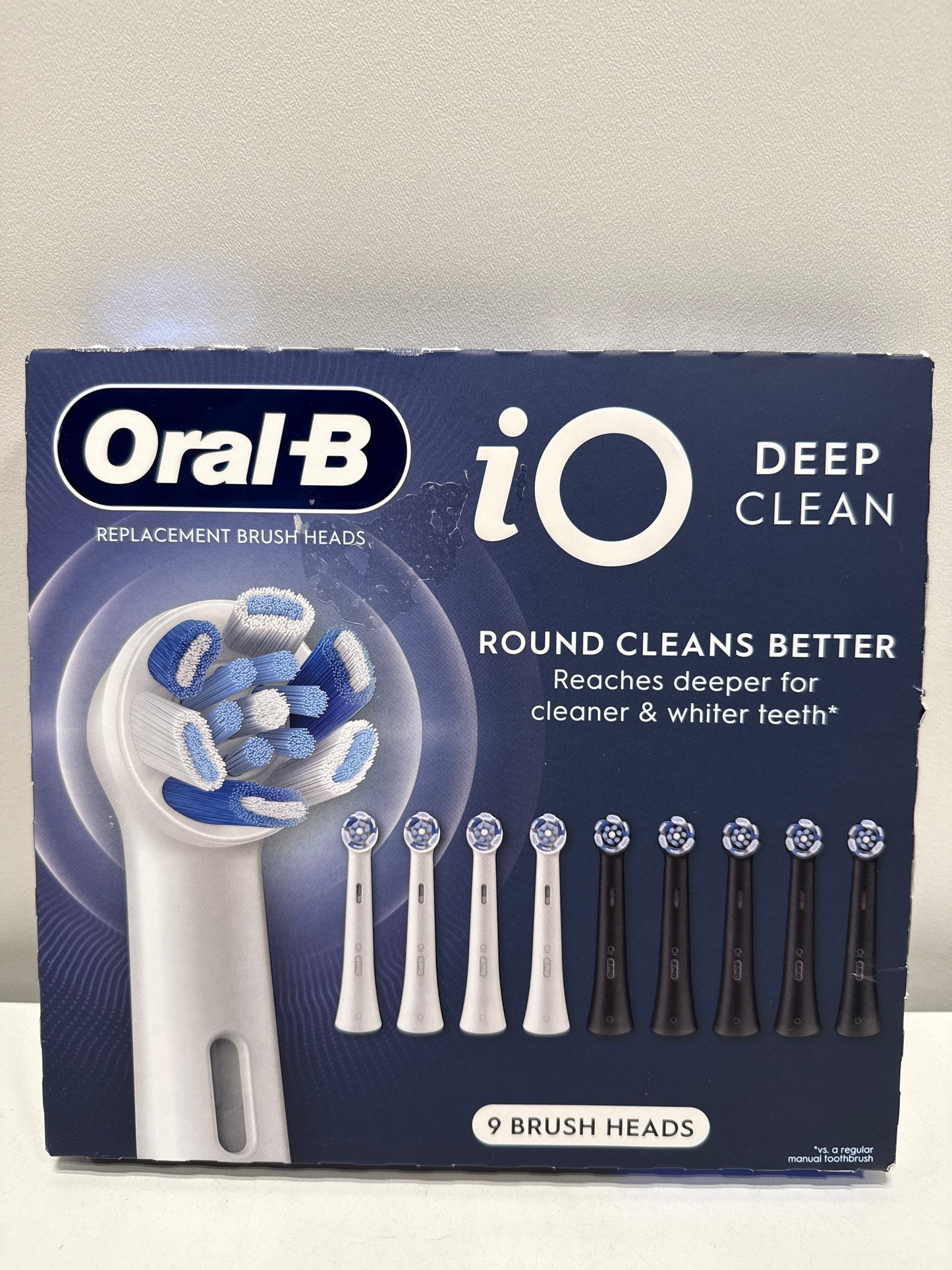 9 x Oral-B iO Deep Clean Replacement Toothbrush Head