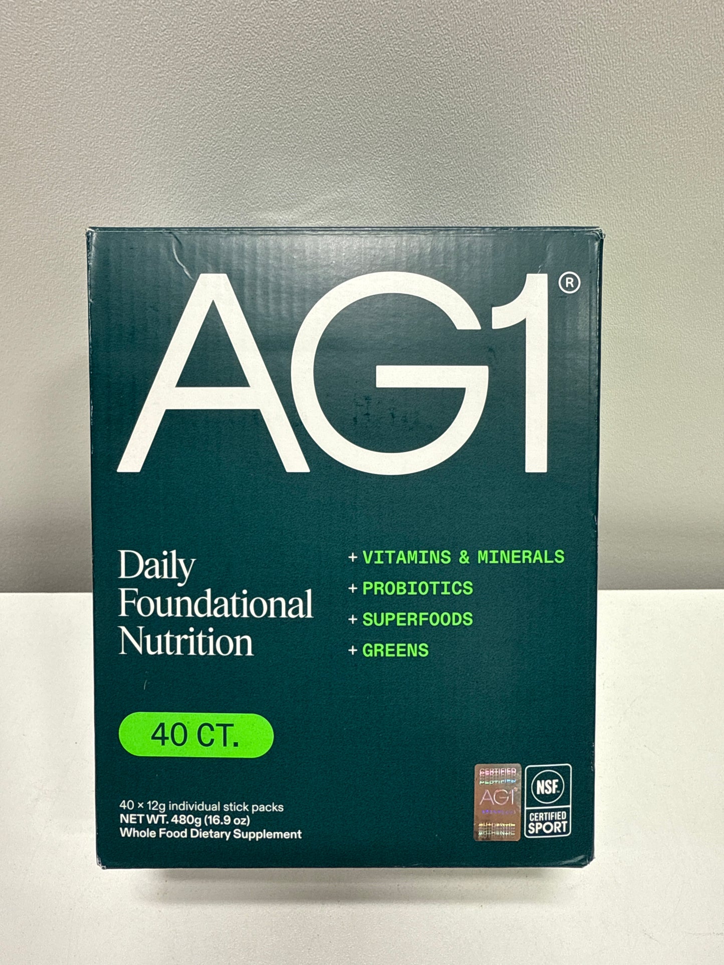 AG1 Daily Foundational Nutrition, 40-count