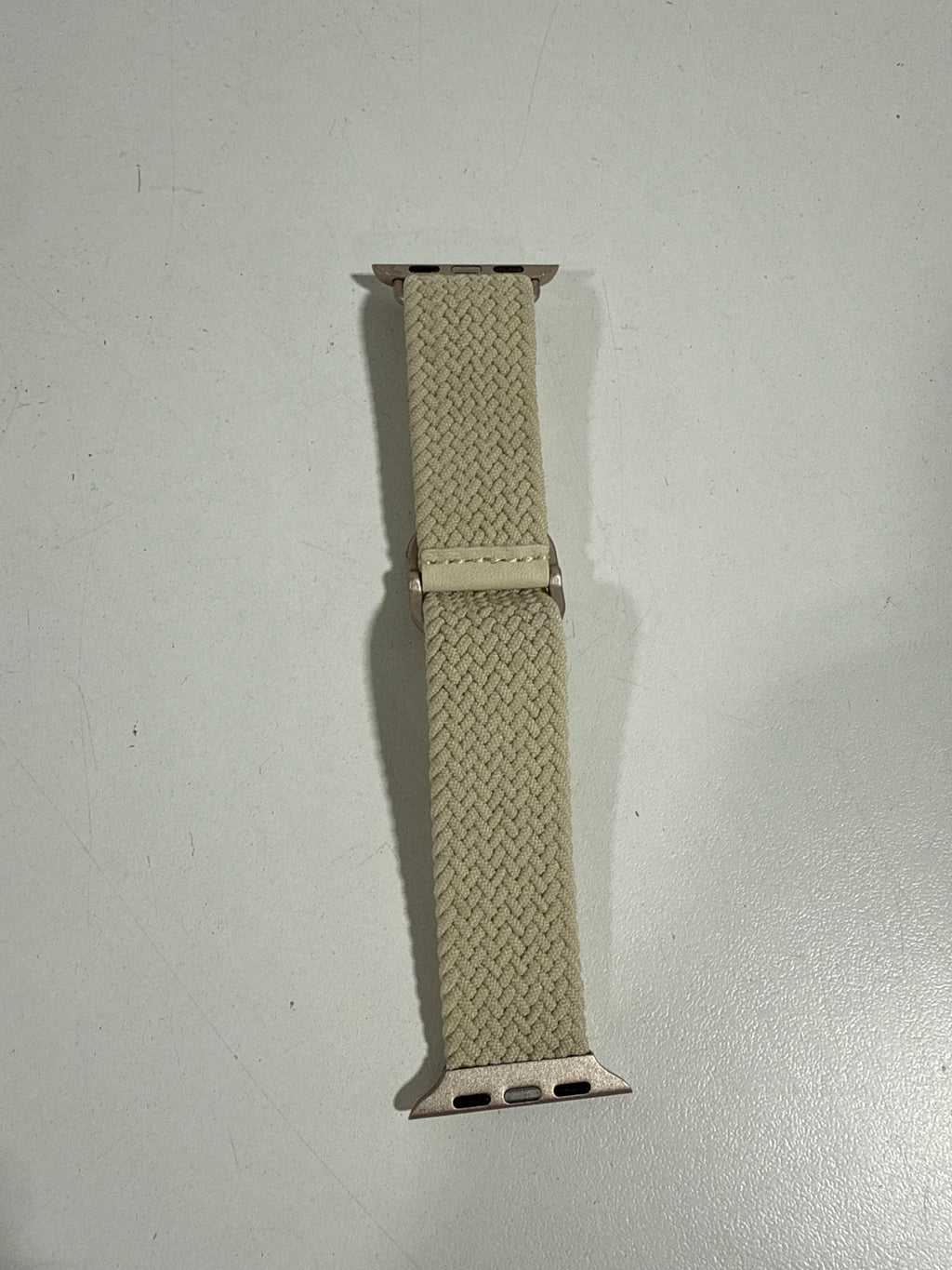Insignia™ - Braided Nylon Band for Apple Watch 38mm 40mm 41mm (All Series) and 42mm Series 10 - Stone - *Headphones &