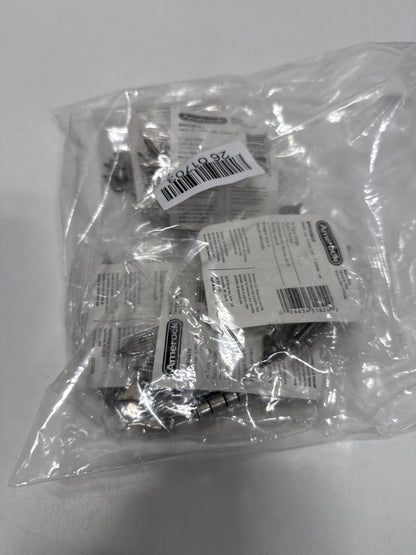 5 Pairs 3/8in 10mm Offset Non-Self Closing Face Mount Satin Nickel Cabinet Hinge