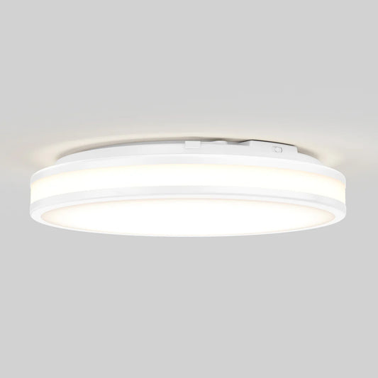 artika Hemisphere LED Flush Mount Ceiling Light White