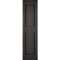 Ekena Millwork 14 3/4 W X 59 H Lifetime Vinyl Standard Two Equal Panels - *Home Decor & Curtains