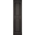 Ekena Millwork 14 3/4 W X 59 H Lifetime Vinyl Standard Two Equal Panels - *Home Decor & Curtains