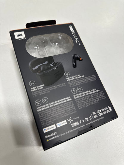 Used JBL - Tune 235NC True Wireless Noise Cancelling in-Ear Earbuds - Black