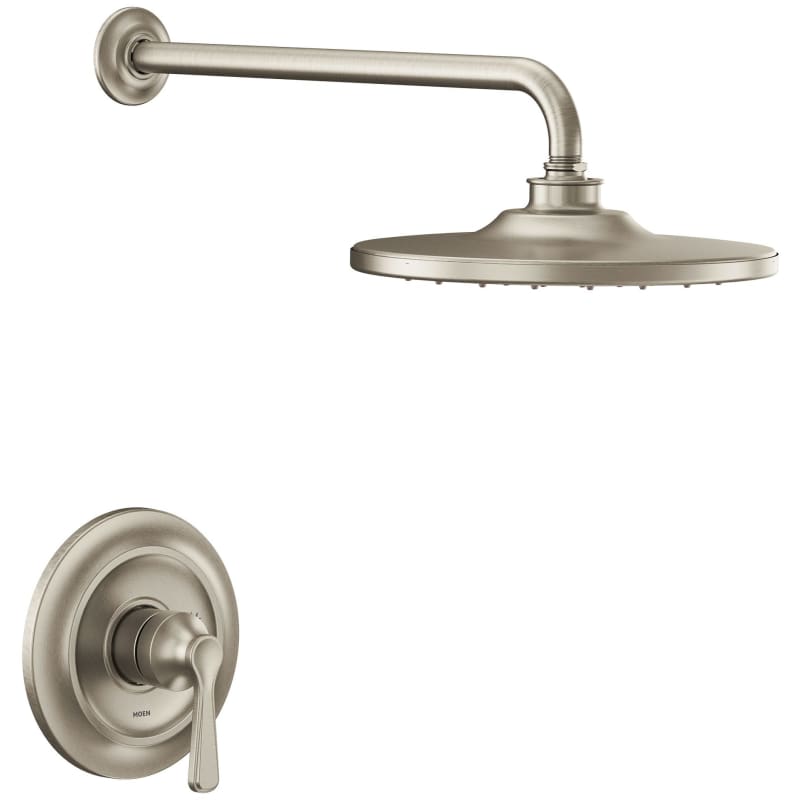 Moen UTS244202EP Colinet Shower Only Trim Package with 1.75 GPM Single Function Shower Head Brushed Nickel Showers Shower Only Pressure Balanced