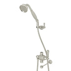 Perrin and Rowe U.5783N Georgian Era 1.8 GPM Single Function Hand Shower - Includes Hose and Riser Diverter Polished