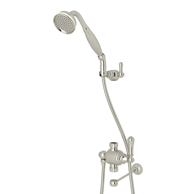 Perrin and Rowe U.5783N Georgian Era 1.8 GPM Single Function Hand Shower - Includes Hose and Riser Diverter Polished