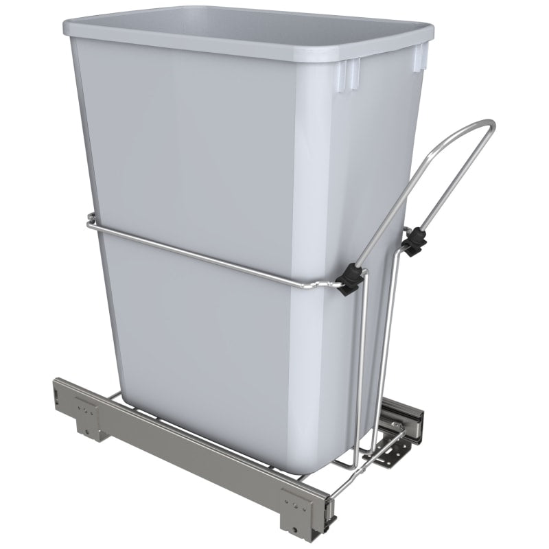 Rev-a-Shelf Rukd-932-1 Classic 9-1/3 W Under Sink Steel Frame Slim Single 32 Qt /