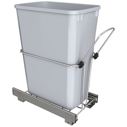 Rev-a-Shelf Rukd-932-1 Classic 9-1/3 W Under Sink Steel Frame Slim Single 32 Qt /