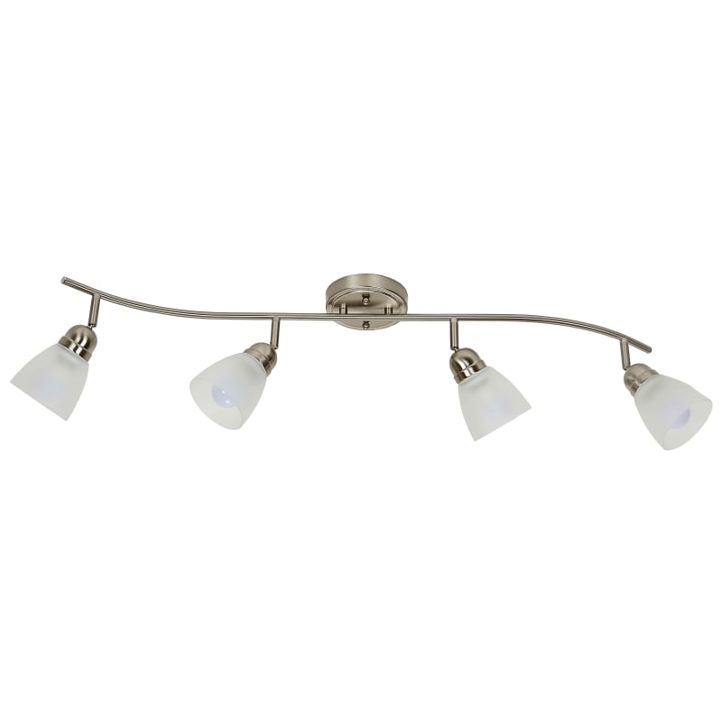 Miseno ML14279 4 Light 36’’ Wide Fixed Rail Multi Light Ceiling Fixture - Brushed Nickel - *Lighting & Electrical