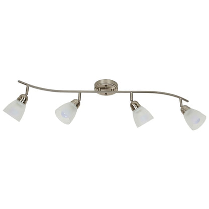 Miseno ML14279 4 Light 36’’ Wide Fixed Rail Multi Light Ceiling Fixture - Brushed Nickel - *Lighting & Electrical