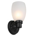 Design House 588814 Lydia 10" Tall Wall Sconce Matte Black Indoor Lighting Wall Sconces