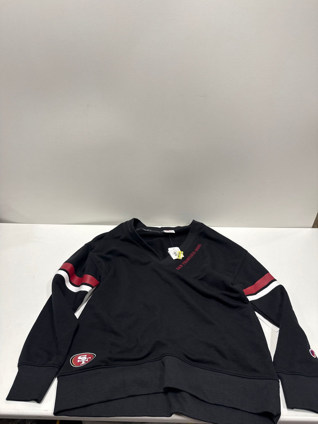NFL San Francisco 49ers Women's Dark Champion V-Neck Tunic - S