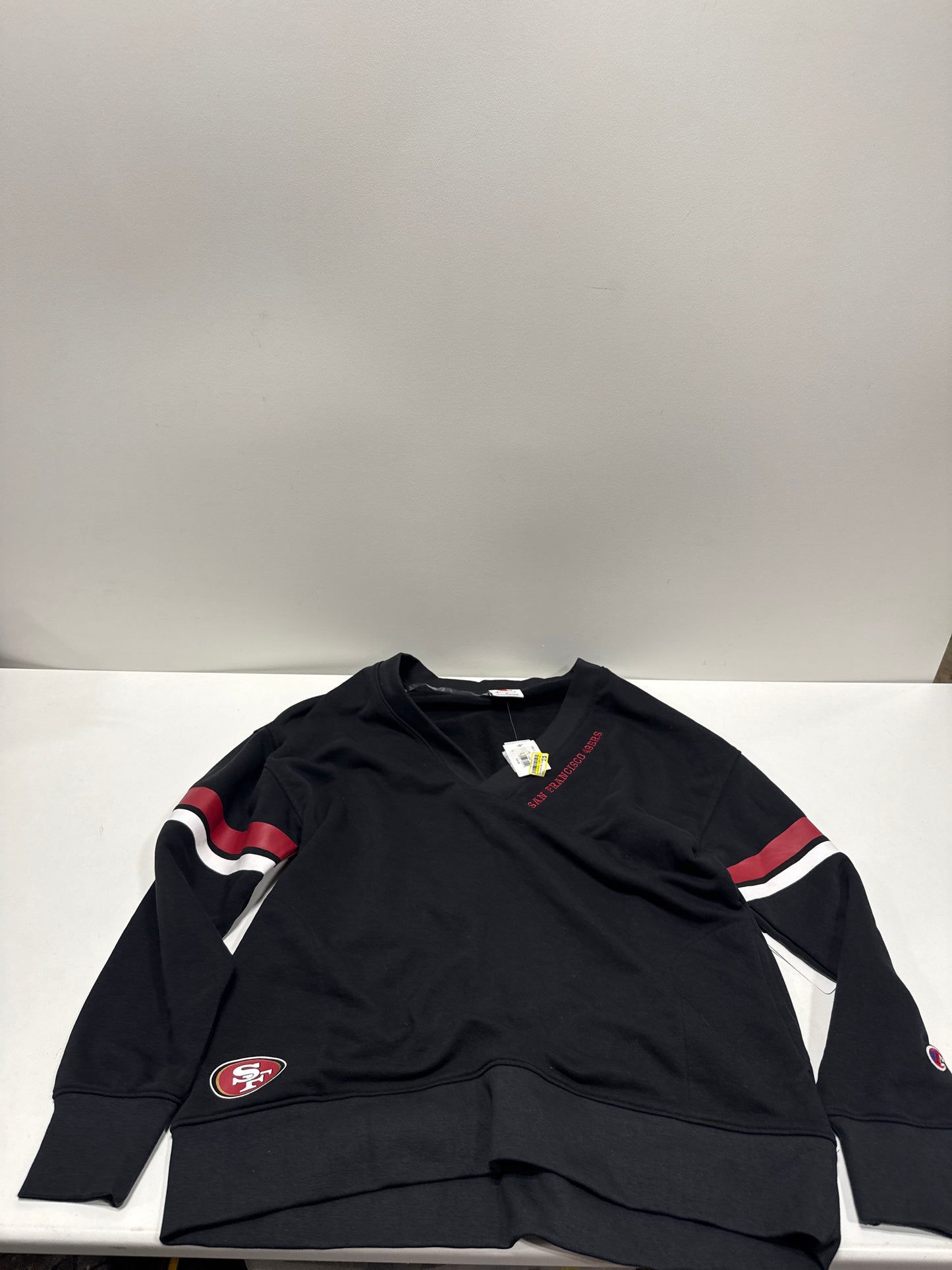 NFL San Francisco 49ers Women's Dark Champion V-Neck Tunic - S