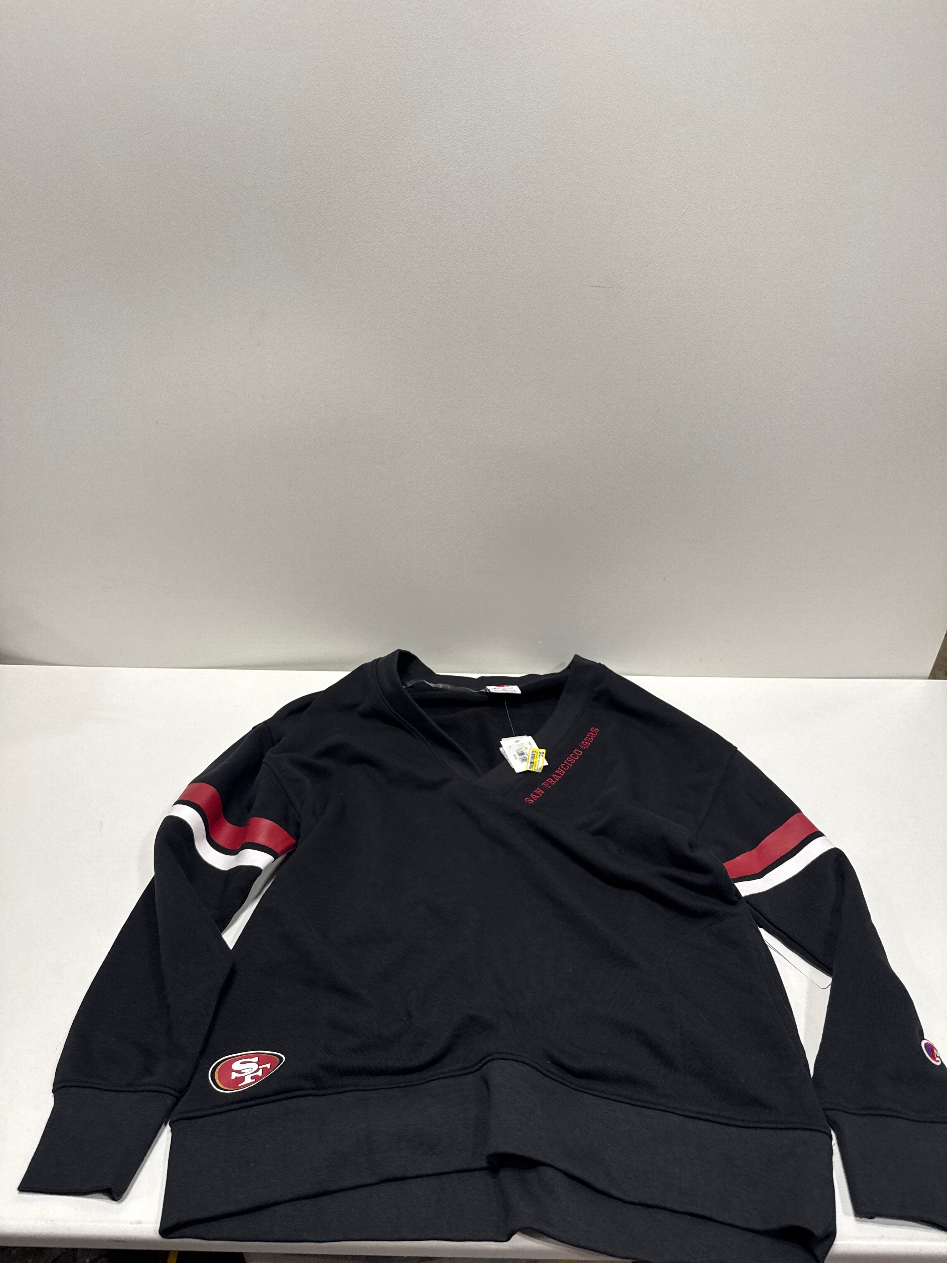 NFL San Francisco 49ers Women's Dark Champion V-Neck Tunic - S