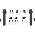 Miseno MBDH0005DR2 Bent Strap Second Barn Door Mounting Hardware Kit Black