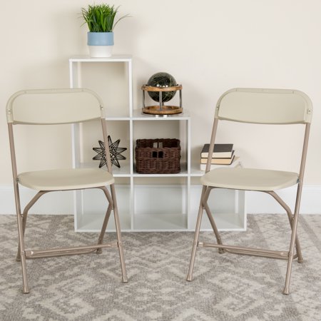 4 - Flash Furniture - Hercules Folding Chair - Beige