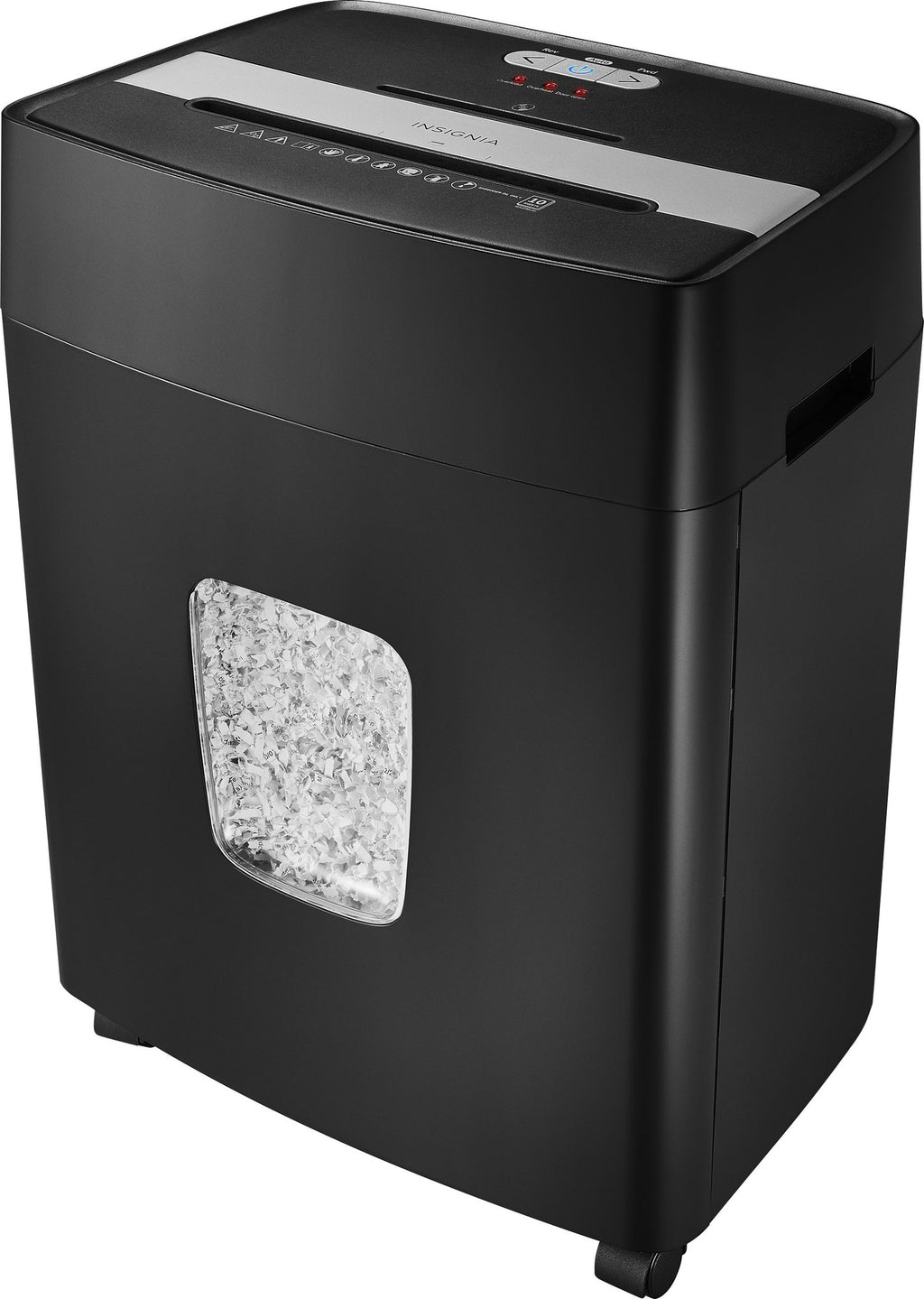 Insignia - 10-Sheet Microcut Shredder - Black