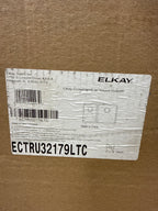 Dent Elkay Crosstown 18 Gauge Stainless Steel 31-1/2" x 18-1/2" x 9" 40/60 Double Bowl Undermount Sink Kit
