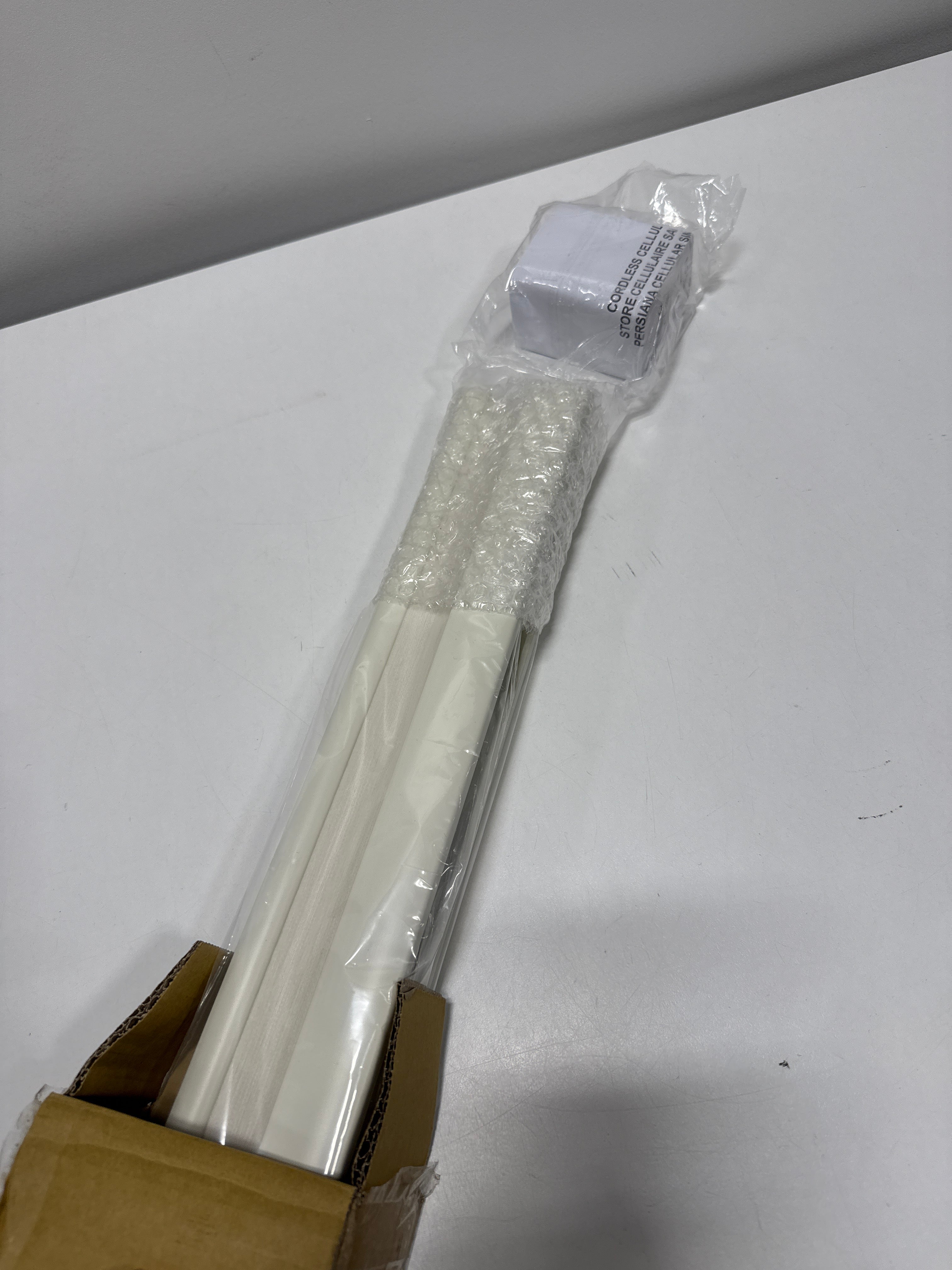 Perfect Lift Window Treatment Cream Cordless Light Filtering Polyester Cellular Shades - 27 in. W x 64 in. L