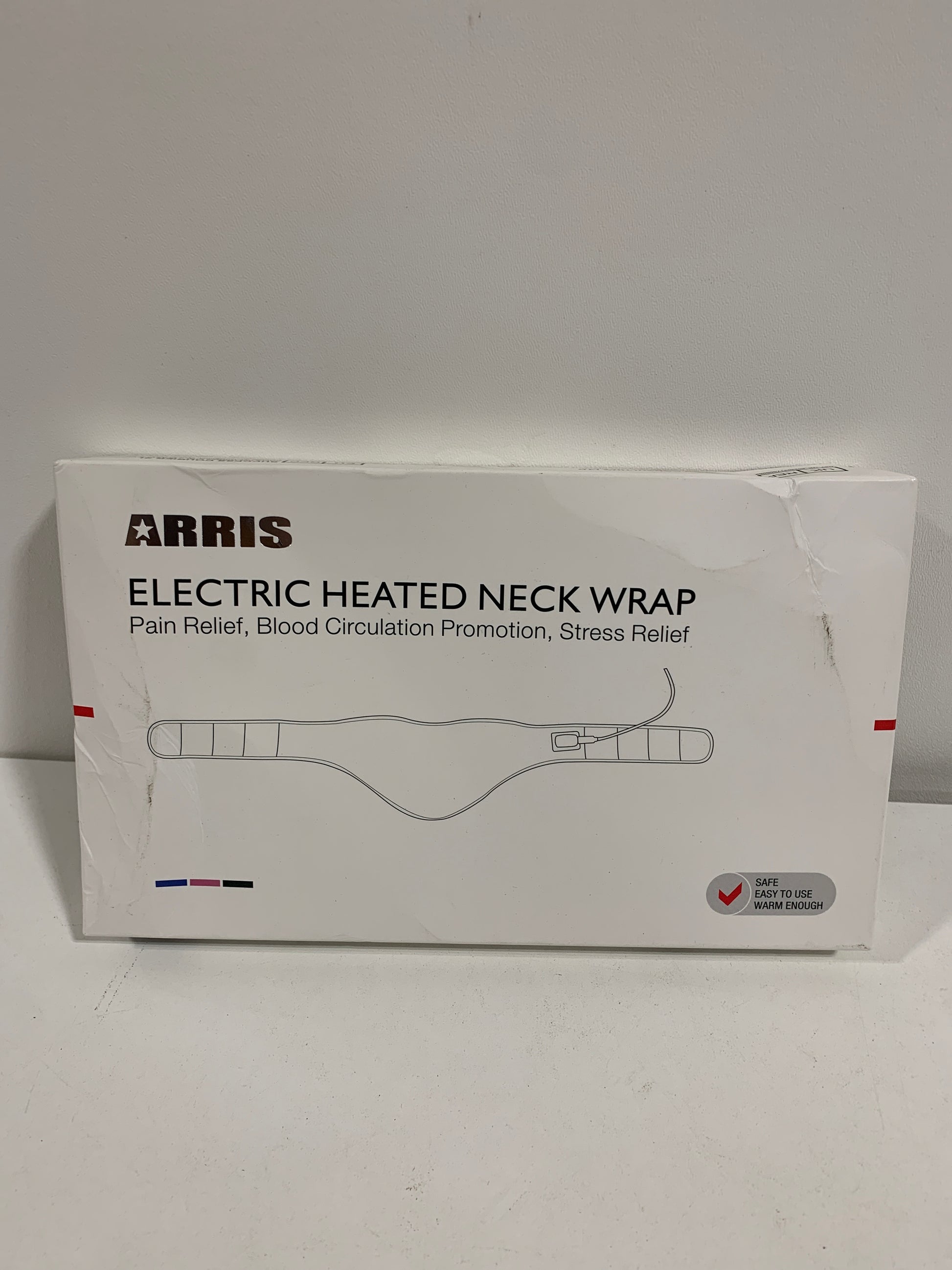 Neck Heating Pad Arris Heated Neck Wrap with Adjustable Time and Temperature Control USB Powered Neck Pain Relief