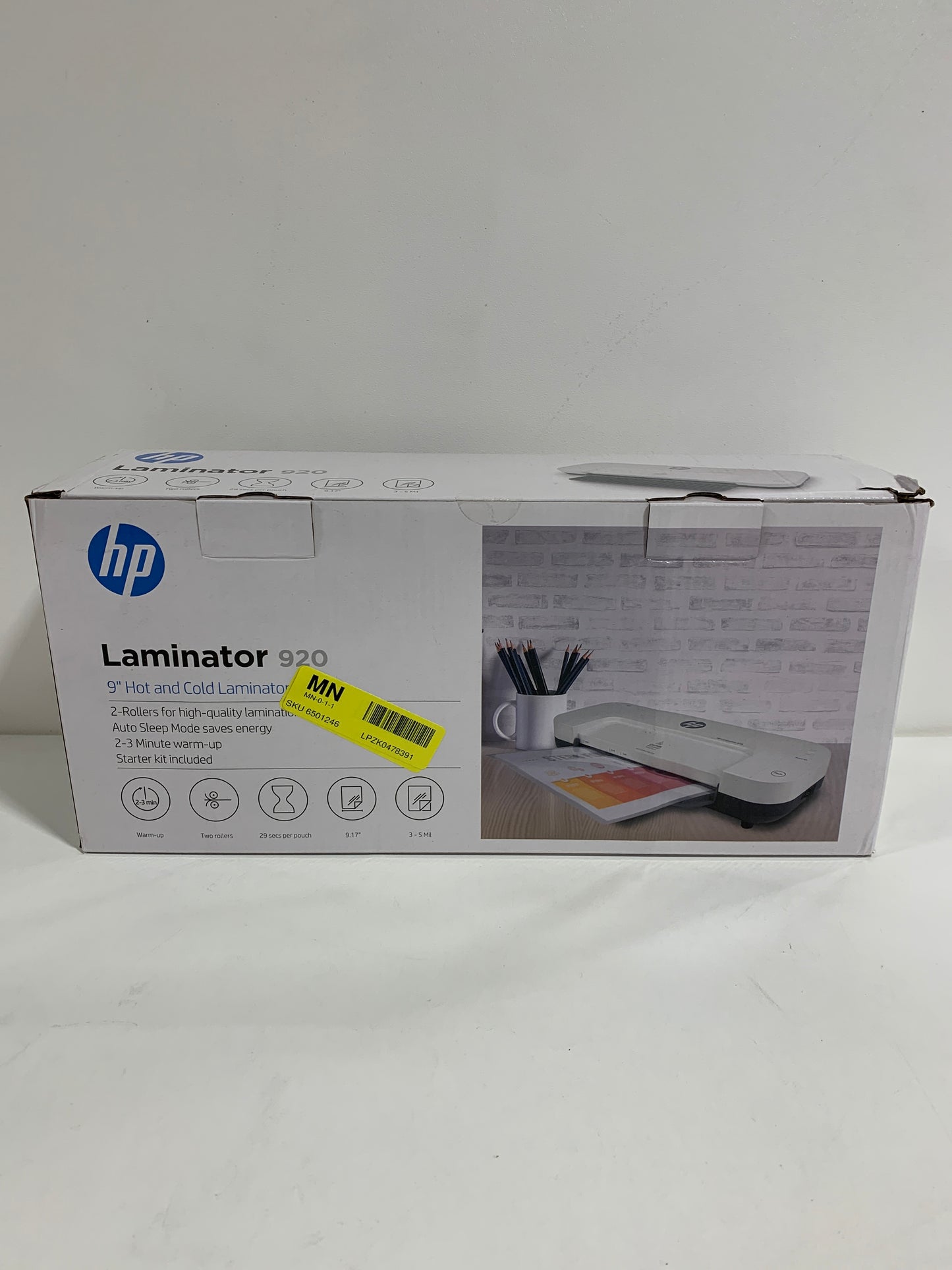 HP 9.2" Laminator Wide Throat 2 Rollers HP 920 - HP: Electric Laminating Machine