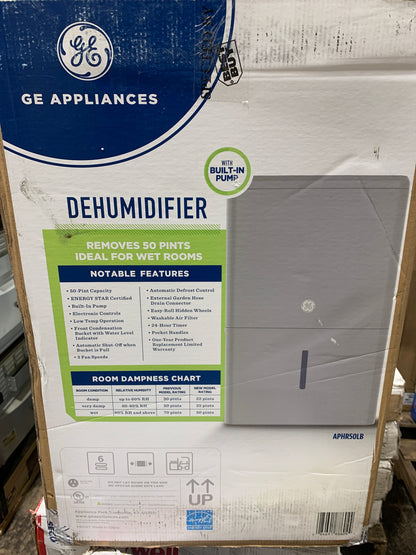 GE 50 Pint Dehumidifier APHR50LB