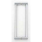 Alno G715-8-PC Contemporary I Modern Back-To-Back Pull, Polished Chrome