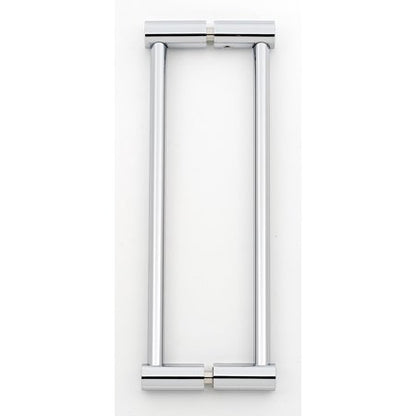 Alno G715-8-PC Contemporary I Modern Back-To-Back Pull, Polished Chrome