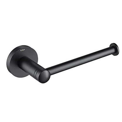 KRAUS Elie Bathroom Toilet Paper Holder, Matte Black Finish, KEA-18829MB