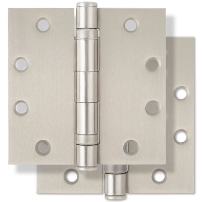 Miseno Mdh4582 4-1/2 X 4-1/2 Ball Bearing Square Corner Door Hinge - Nickel