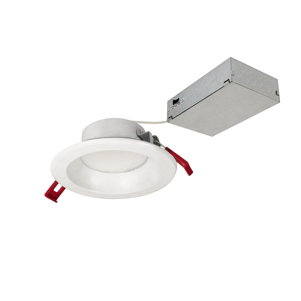 Nora NLTH-41TW-MPW Theia LED Downlight with Selectable CCT (2700K/3000K/3500K/4000K/5000K), No Housing Required (4")
