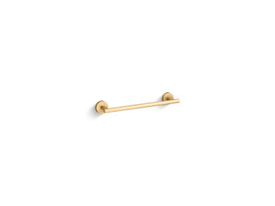 Kohler 27288-2MB Elate® 12" Towel bar, Vibrant Brushed Moderne Brass