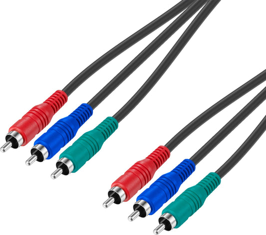 Best Buy Essentials - 6' Component Video Cable - Black