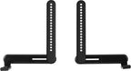 Best Buy Essentials - Rear/Bottom Soundbar Wall Mount for Most 15 Lb. Soundbars - Black - *TV & Home Theater